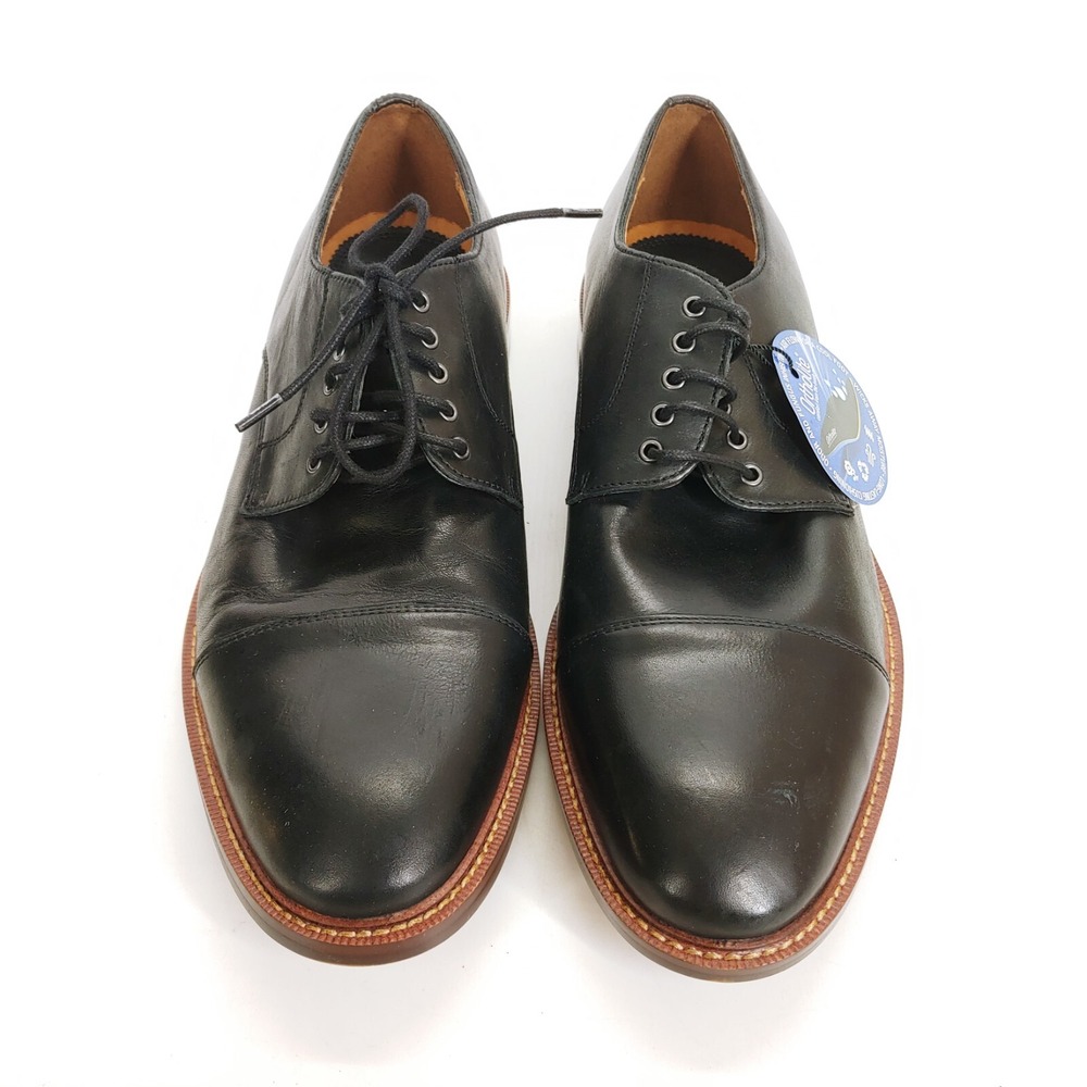 Blake McKay Shoes Mens Leather Oxford Dress Shoe Business Cap Toe Black 9.5